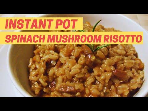 Instant Pot Mushroom and Spinach Risotto [Best Pressure Cooker Ideas] #shorts