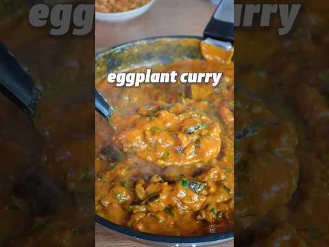 Inspired by a Sri Lankan eggplant curry 