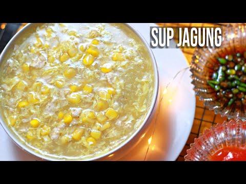 Resep Sup Jagung Ala Restoran - corn soup kental telur ayam