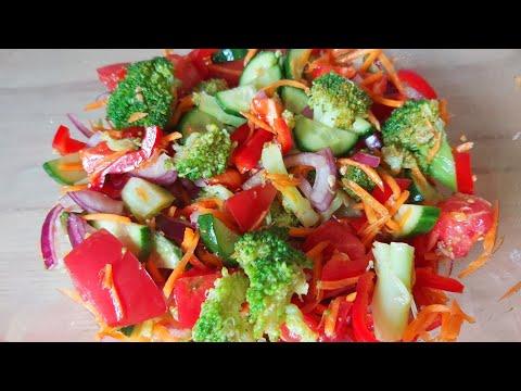 САЛАТ ИЗ БРОККОЛИ. Как вкусно и быстро приготовить брокколи?  Broccoli salad / Easy recipe / Brokoli