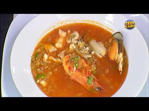 Готовим рыбу: Томатный суп с баррамунди \ Баррамунди со шпинатом \ Соус песто из вяленых помидоров