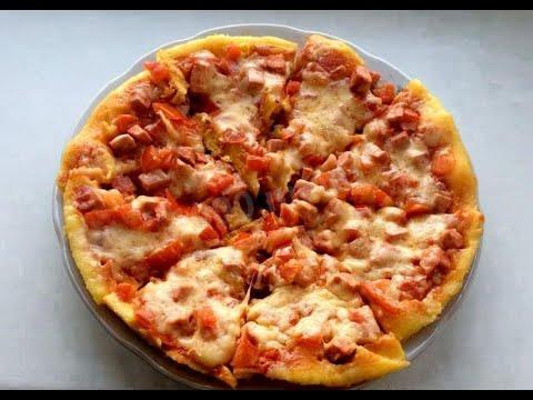 ПИЦЦА на сковороде за 5 минут / Быстрый рецепт пиццы