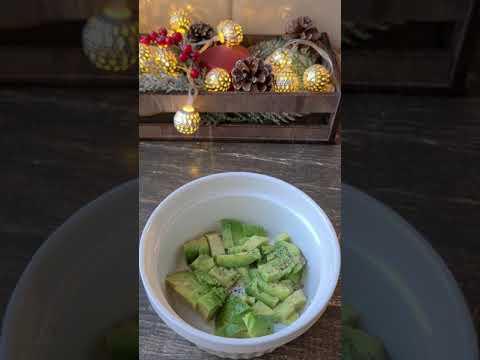 Профитроли из слоёного теста с кремом авокадо и креветками | Закуска на Новый год | Новогодний стол