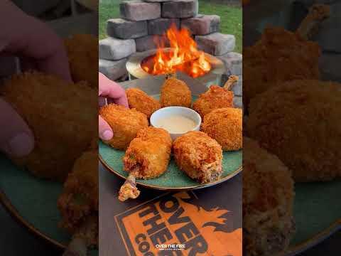 Jalapeño Chicken Drumstick Poppers Recipe | Over The Fire Cooking by Derek Wolf