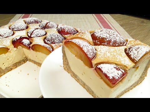 Чудесный пирог со сливами и творожным кремом | Wonderful pie with plums and curd cream