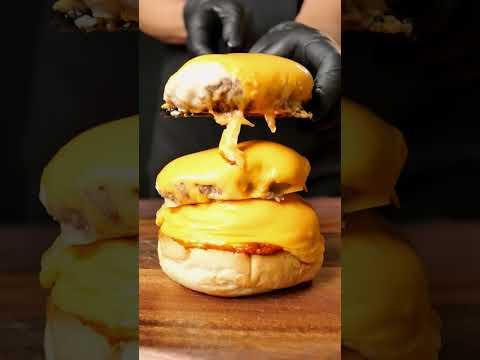 Fried Burger ASMR