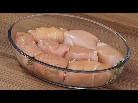I learned this recipe in a restaurant, this chicken breast is the most delicious I have ever eaten.