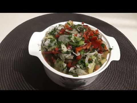 Севиче веган, сыроедческий рецепт (перуанский салат)