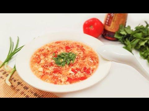 Кисло-сладкий суп из яйца и помидора по мотивам "Даньхуатан" (кит.)
