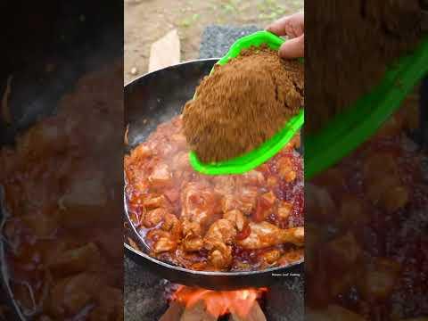Jackfruit Chicken Making | மழையில் செய்த பலாக்காய் சிக்கன்