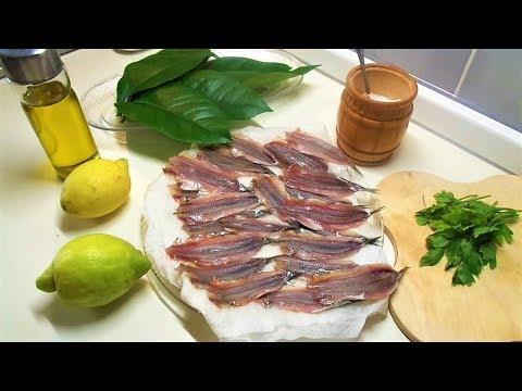 Анчоусы | Необычные Итальянские Блюда | Alici su foglia di limone