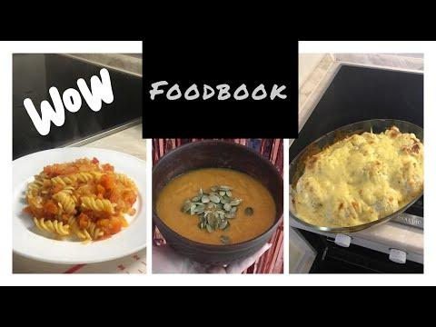 FOODBOOK!3 простых рецепта!Запеченная цветная капуста,тыквенный суп и овощная паста!ОЧЕНЬ ВКУСНО