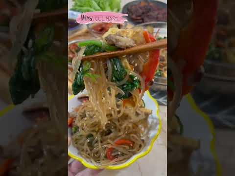 Masakan Korea Murah, Gampang, Halal! Resep Japchae Korea, Bahan Lokal