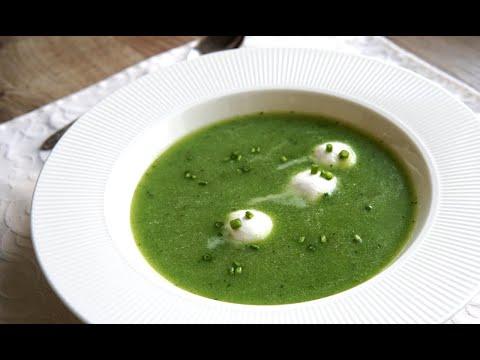 Летний зеленый суп за 5 минут. Выручает в жару. СУБТИТРЫ  Амоков