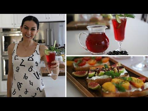 Холодный Чай с Базиликом - Быстрый Полезный Ланч - Рецепт от Эгине - Heghineh