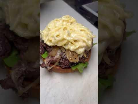 Soba You Up Wagyu Hangover Burger $45 at Pepper Club Las Vegas in the Arts District luxury food beef