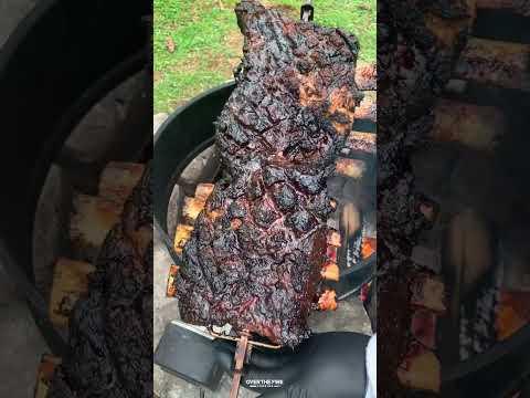 Rotisserie Beef Short Ribs Recipe | Over The Fire Cooking by Derek Wolf