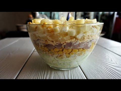 Австрийский торт - салат  /  Austrian cake - salad  /  The most delicious food in the world
