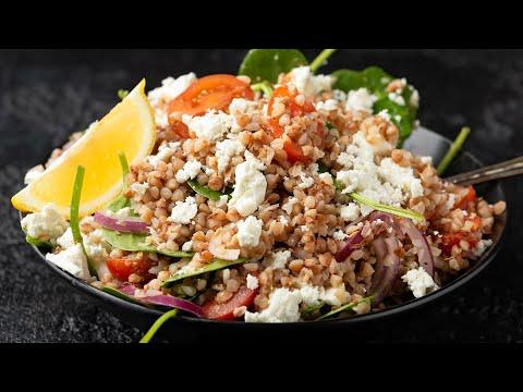 Вкусный салат с гречкой