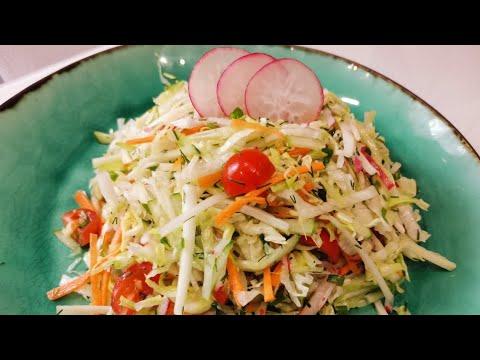 Вкусный овощной салат рецепт долголетия и стройной фигуры