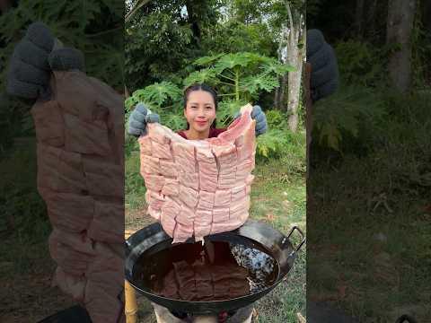 Pork crispy cook recipe and eat #cooking #food #shortvideo #recipe #sorts #cookingtv
