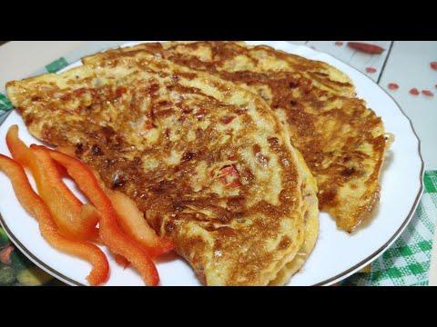 Вкусный Завтрак из Яиц на Сковороде ! Знаменитый Индийский Омлет с Помидорами и Сыром!