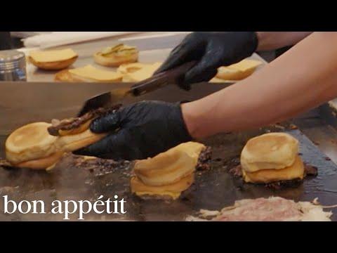 Making Hamburger America's Fried Onion Burger