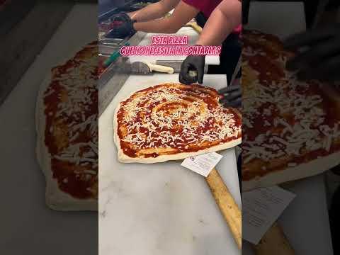 La PIZZA CON 120 pepperoni. ¡Fíjate cómo los ponen!