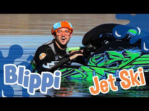 Jet Ski with Blippi | Explore with BLIPPI | Educational Videos for Toddlers