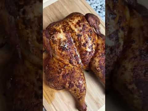 Whole Smoked Chicken on a Pellet Grill!