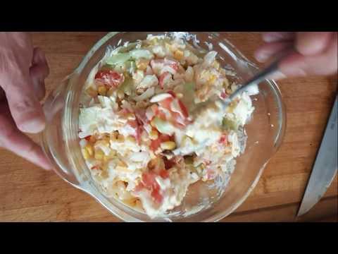 Салат с крабовыми палочками - ВКУСНЫЙ и ПРОСТОЙ Рецепт