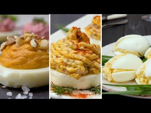 Как приготовить яичные закуски - Рецепты от Со Вкусом