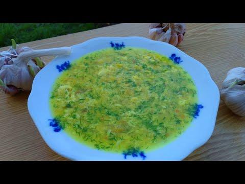İmmuniteti gücləndirən|Sarımsaq şorbası| Чесночный суп|Garlic soup