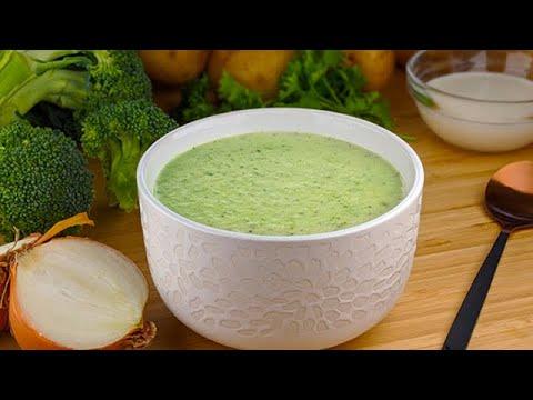 Recette de soupe/potage crémeux aux brocolis incroyablement simple et rapide !