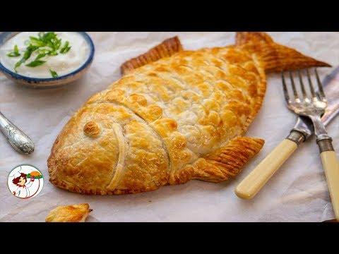 Пирог «Золотая рыбка». Пошаговый рецепт приготовления.