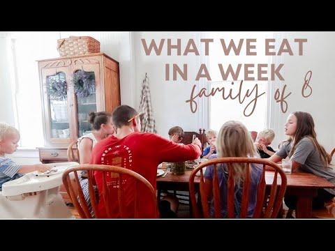 Cozy Autumn What We Eat in a Week | Family of 8