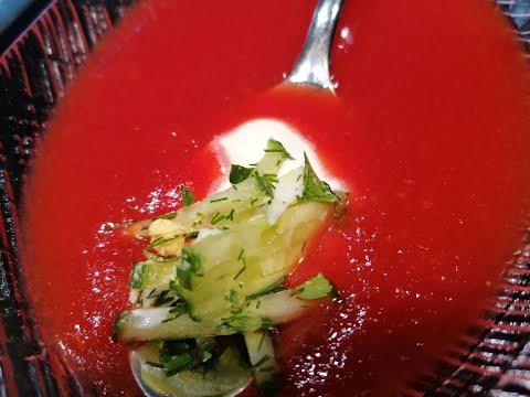 Холодный летний суп свекольник/ Kalte Sommer Suppe - Rote Beete Suppe