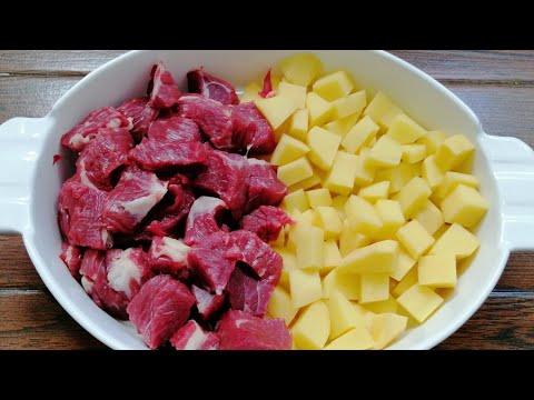 Праздничный рецепт картофеля с мясом на ужин для всей семьи #2